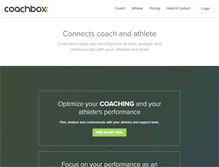 Tablet Screenshot of mycoachbox.com